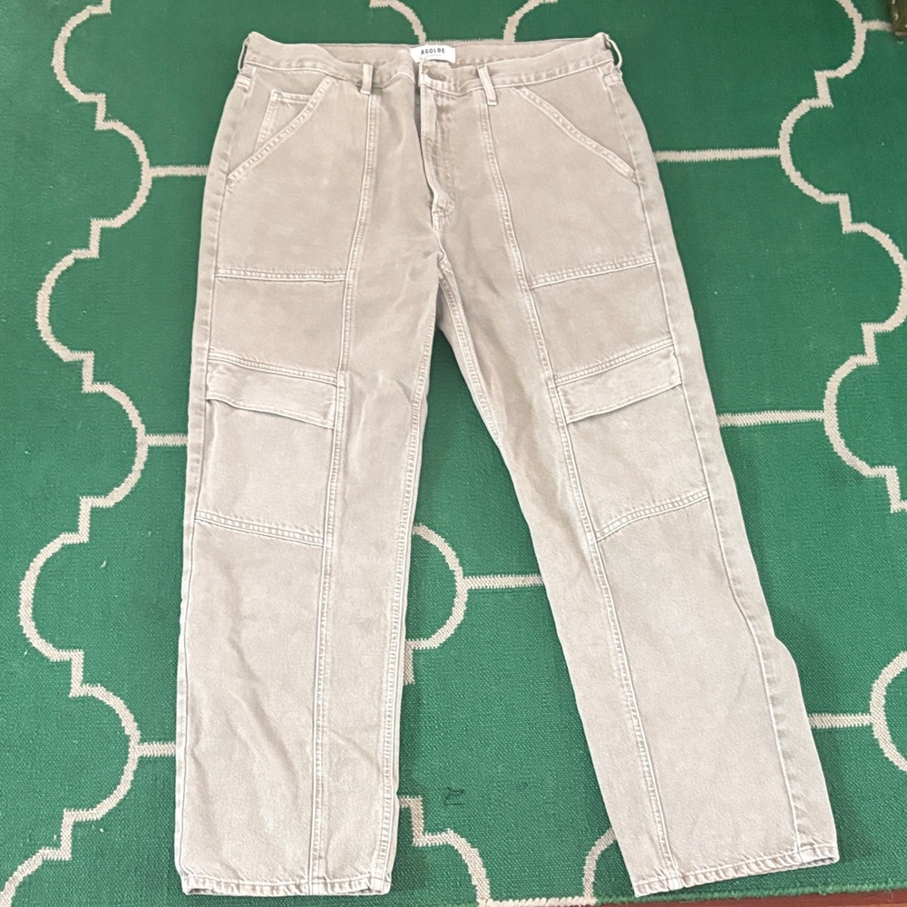 Men's  AGOLDE Beige Cargo Pants